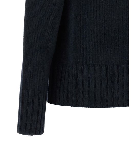 Max Mara Blue Max Mara 'S 'Mantova' High Neck Sweater
