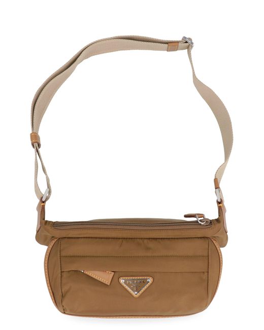 Prada Brown Messenger Handbag for men