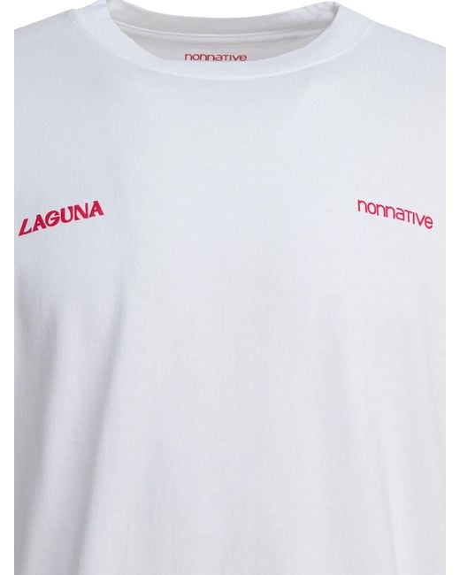 Nonnative White Cotton T-Shirt for men
