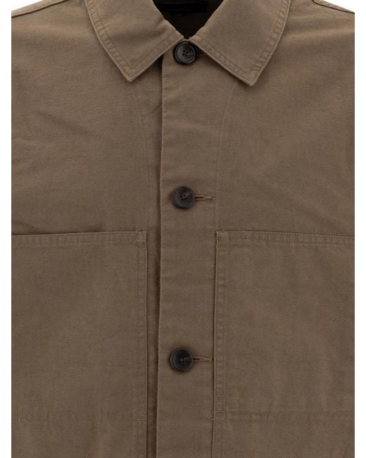 Vince Green Cotton Linen Jacket for men