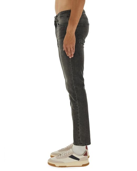 Boss Gray Delaware Slim Fit Jeans for men