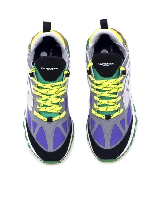 Philippe Model Blue Rockx Low Vibram Sole Sneakers for men