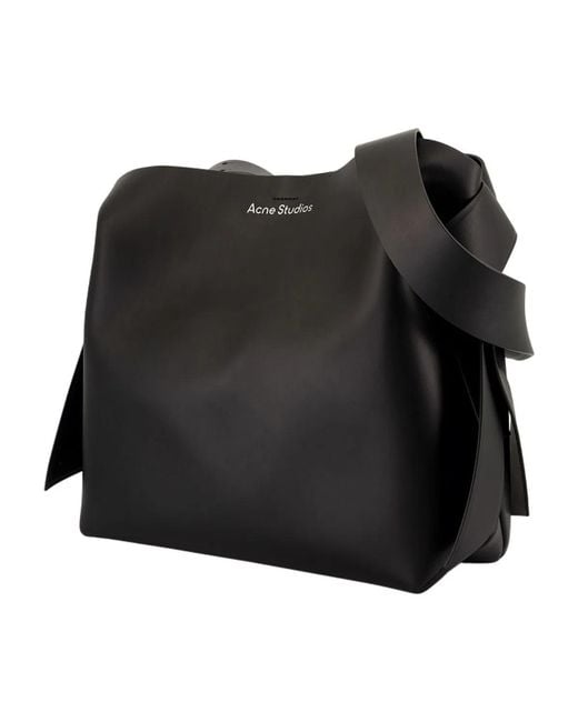 Acne Black Musubi Midi New R Shoulder Bag
