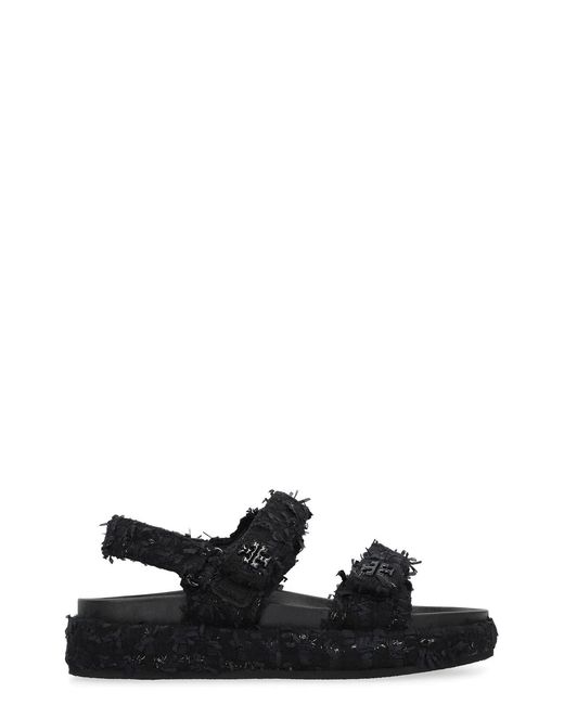 Tory Burch Black Kira Sports Sandals