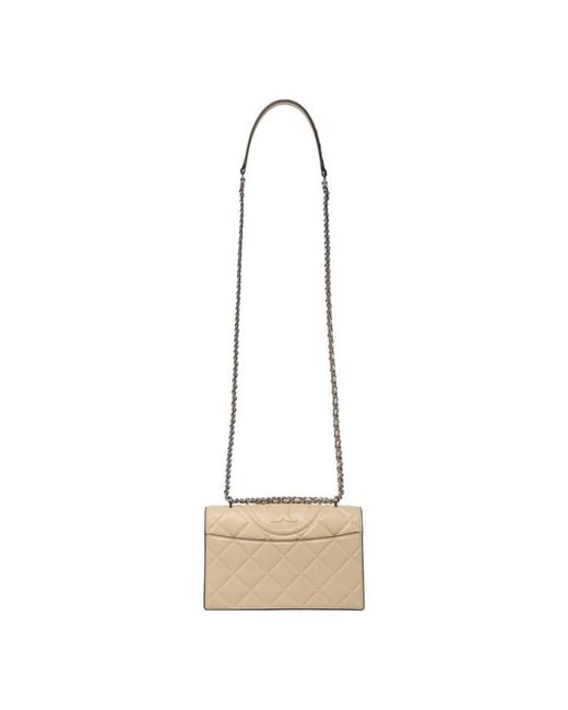 Tory Burch Natural Goat Leather Shoulder Bags