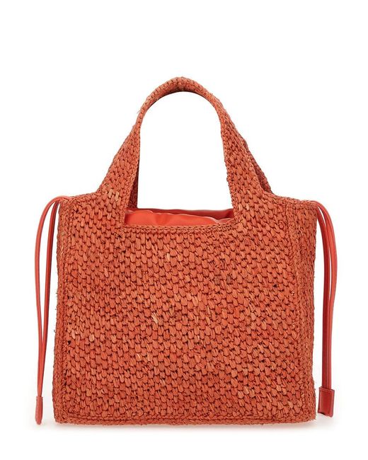 THEMOIRÈ Red Bag "Morea" Small