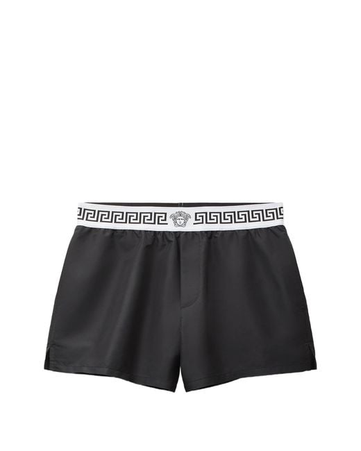 Versace Black Swim Shorts for men
