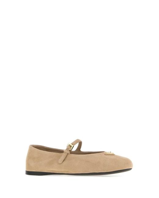 Prada White Ballerine