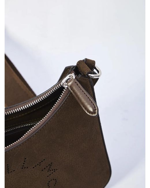 Stella McCartney Brown Alter Suede Hobo Bag