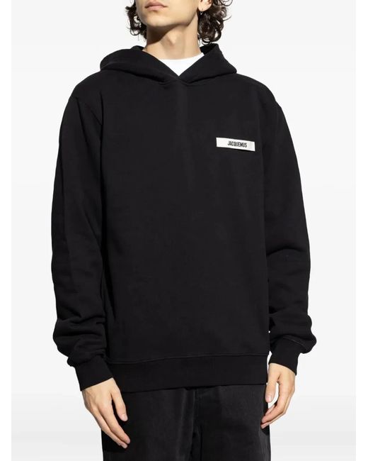 Jacquemus Blue "Le Hoodie Gros Grain" Hoodie Sweatshirt for men