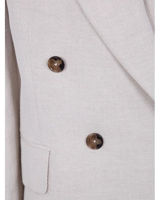 Paul Smith Gray Double Breasted Jacket