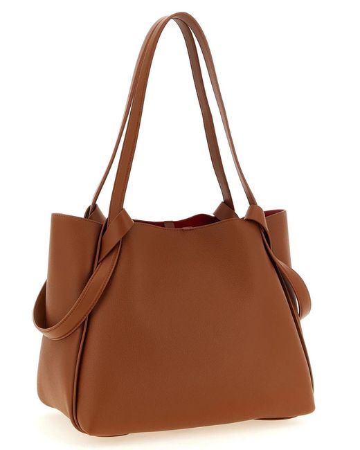 Christian Louboutin Brown Calfskin Tote Bag