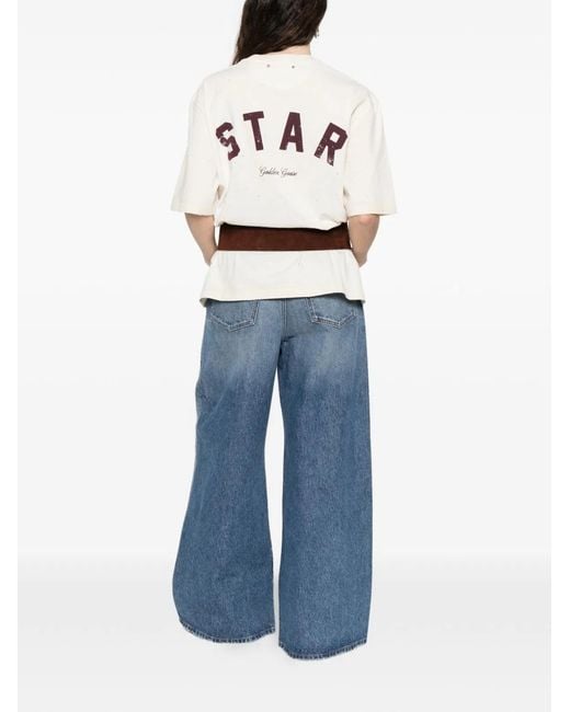 Golden Goose Deluxe Brand White Cotton T-Shirt