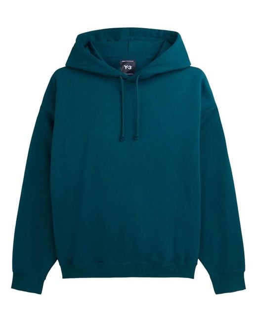 Y-3 Blue 3 Sweatshirt With Logo