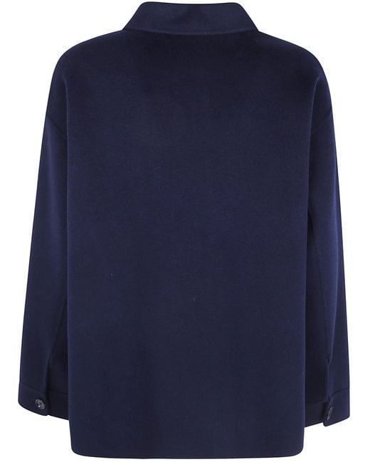 Aspesi Blue Calssic Wool Jacket