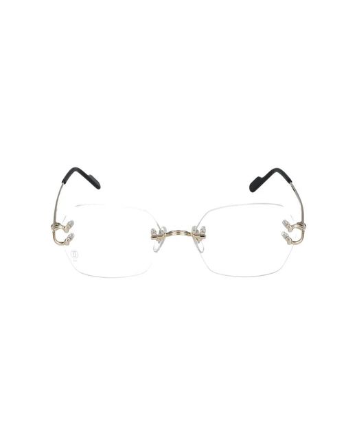 Cartier Black Eyeglasses Ct0564O 001 Transparent/18/140