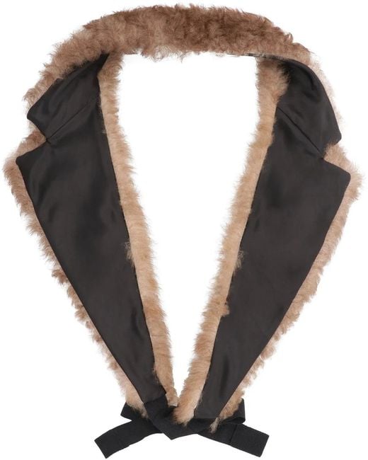 Prada Natural Shearling Collar