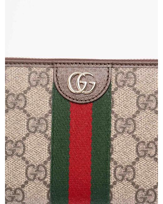 Gucci Gray 'Ophidia' Wallet