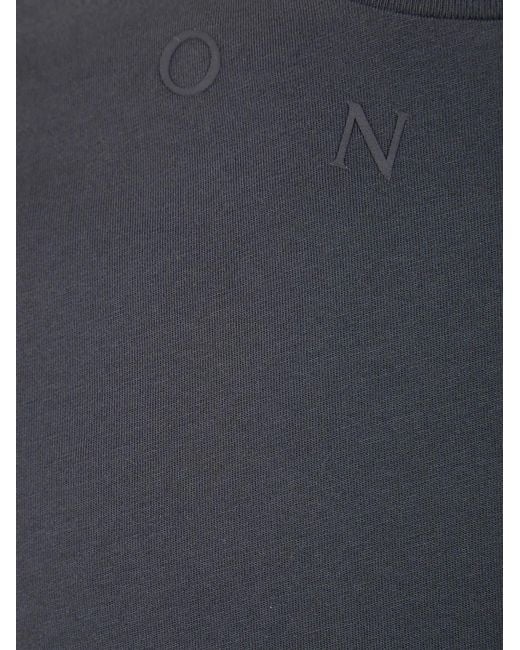 Moncler Blue Ss Tshirt for men