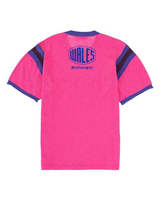 Wales Bonner Pink T-Shirt "Soul"
