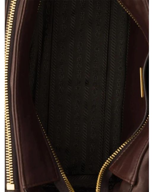 Prada Brown Dark Nappa Leather Explore Shoulder Bag