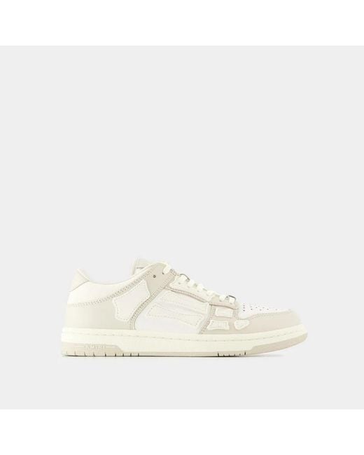Amiri Natural Skel Top Low Sneakers
