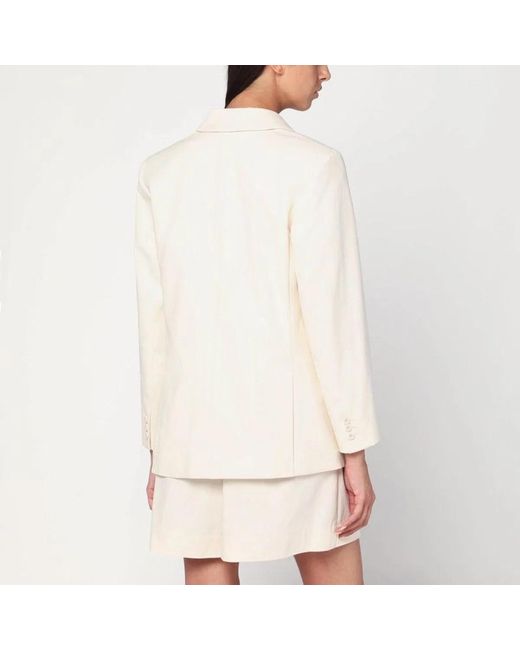A.P.C. Natural Double-Breasted Jacket