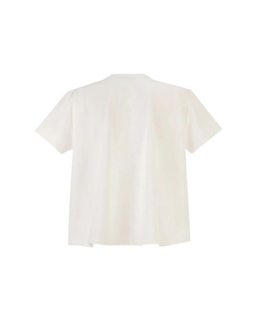 Fabiana Filippi White Oversized T-Shirt