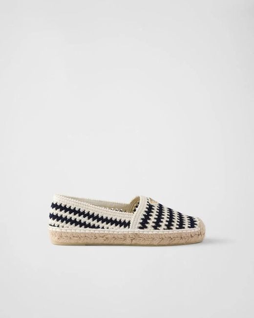Prada White Espadrillas