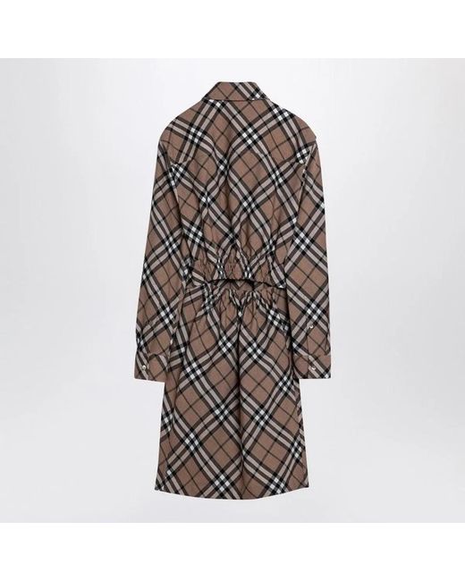 Burberry Natural Belted Shirtdress