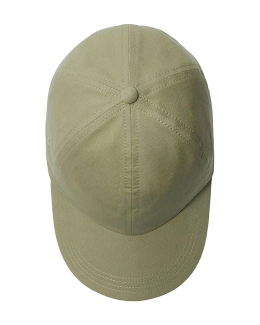 Burberry Green Ekd Logo Cotton Baseball Cap for men
