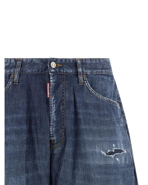 DSquared² Blue ² Cotton Bermuda Shorts for men