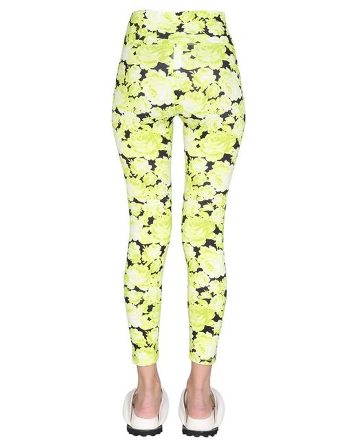MSGM Metallic Active Leggings