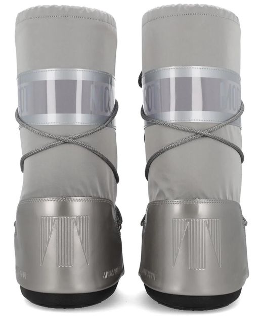 Moon Boot Gray "Icon Glance" Boot