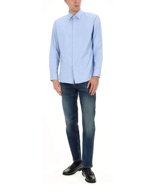 Boss Blue Regular Fit Shirt for men