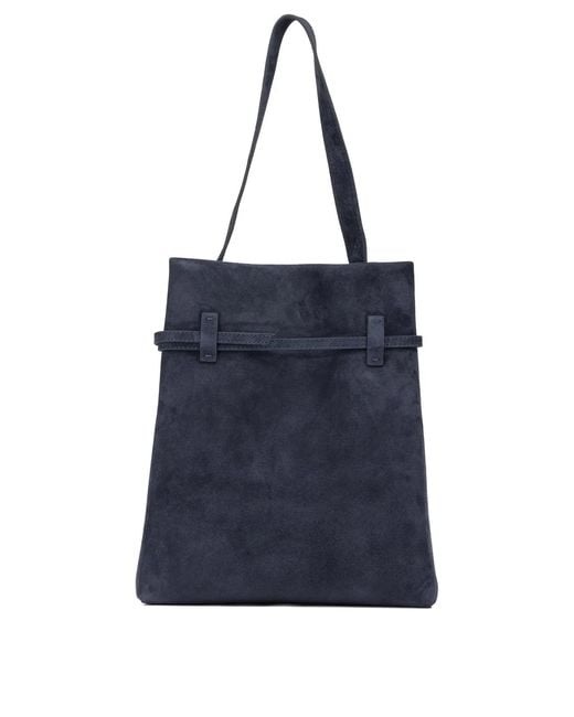 MANU Atelier Blue "Tote Du Jour" Medium Shoulder Bag