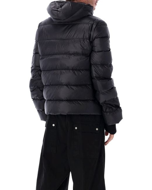 Rick Owens Blue Gimp Down Jacket for men
