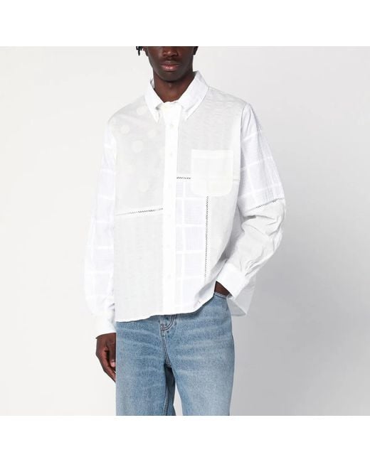 Brain Dead White Shirt Brooks Brothers X for men