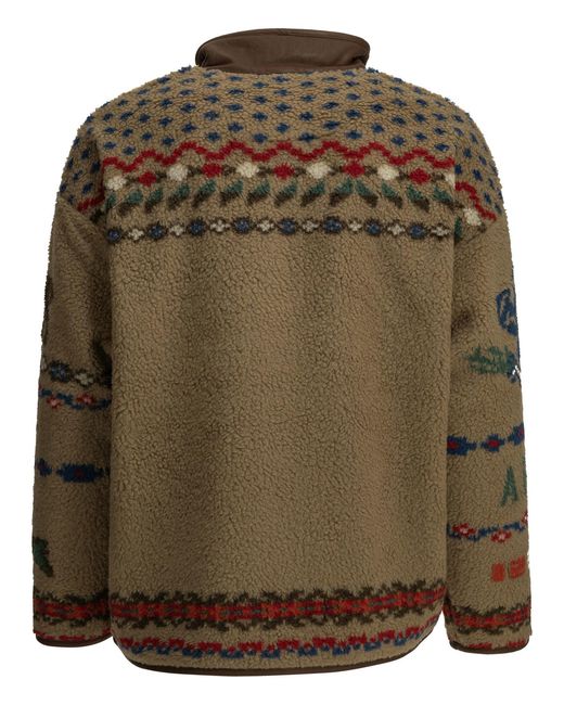 Polo Ralph Lauren Green "Panorama" Fleece Jacket for men