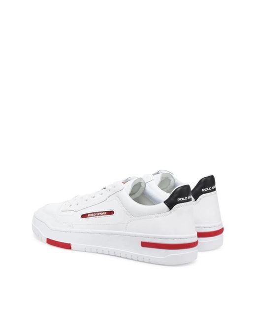 Polo Ralph Lauren White Ps 300 Logo Sneakers for men