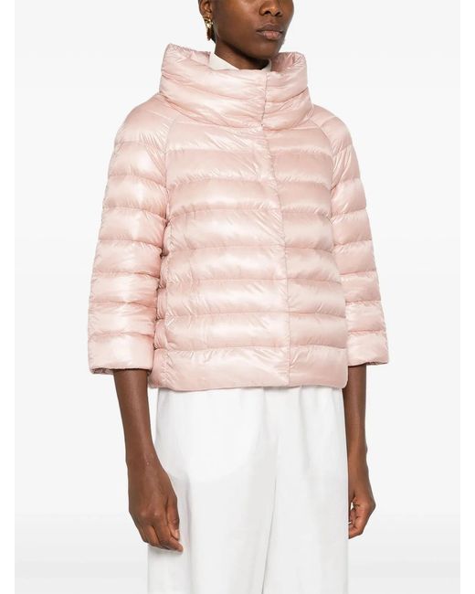 Herno Pink Mini Cappa Sofia