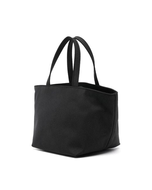 Alexander Wang Black Punch Logo Small Tote Bag