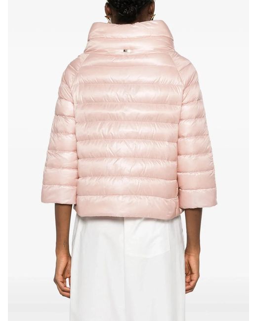 Herno Pink Mini Cappa Sofia