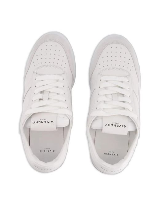 Givenchy White Yard Leather Sneakers for men