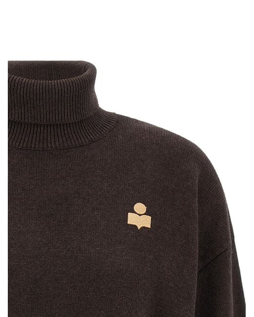 Isabel Marant Black Marant Etoile 'Nasha' High Neck Sweater