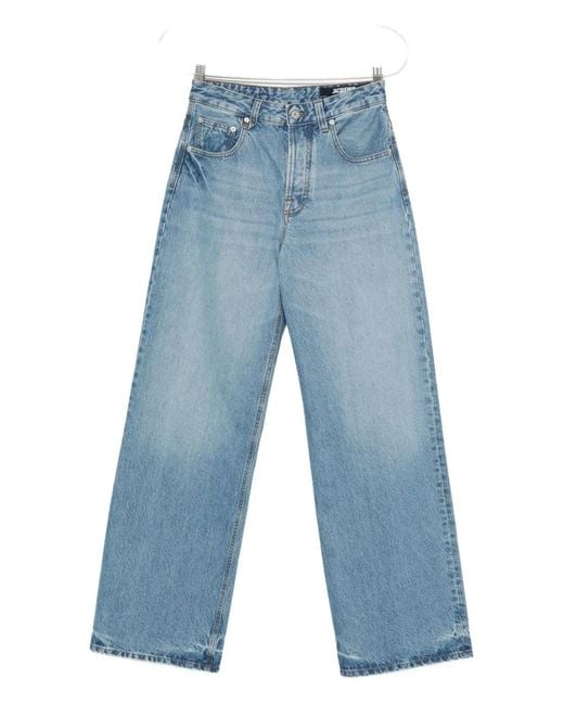 Jacquemus Blue Wide-Leg Denim Jeans