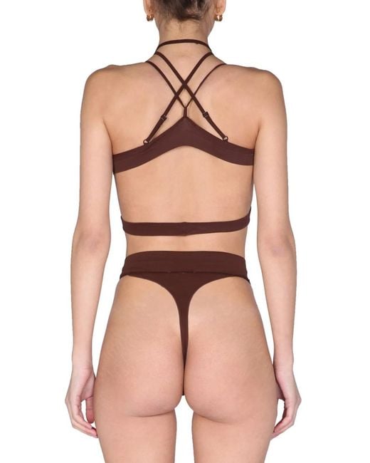 ANDREADAMO Brown Andreadamo Slip