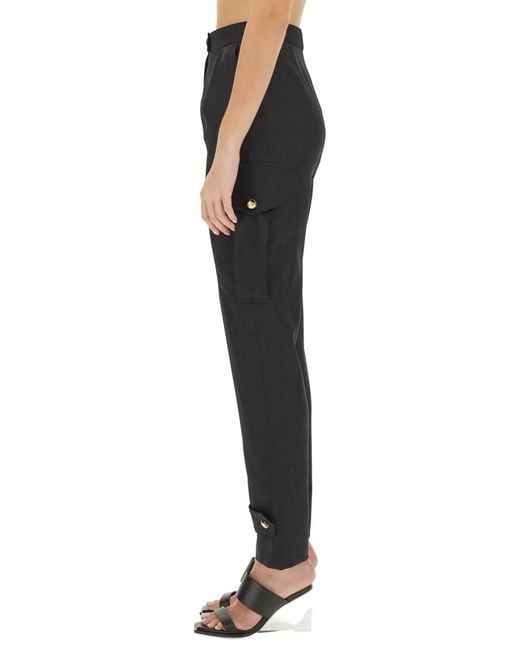 McQueen Black Military Pants