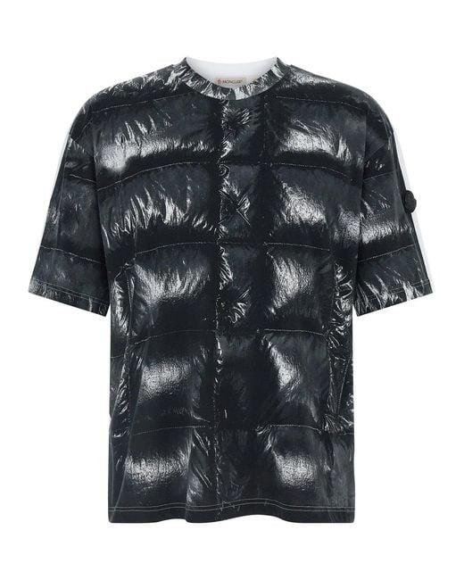 Moncler Genius Black T-Shirt Moncler X A$Ap Rocky for men
