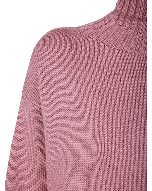 Drumohr Pink Long Sleeve Turtle Neck